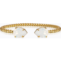Opaler Armband Caroline Svedbom Mini Drop Bracelet White Opal Rhodium