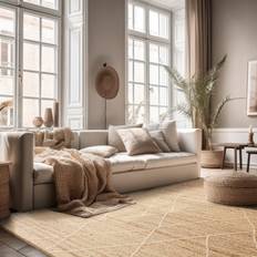 Carpets & Rugs Asiatic Noah Boho Moroccan Abstract Beige cm
