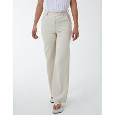 Beige - Women Trousers Blue Vanilla Wide Leg Formal Trouser Beige