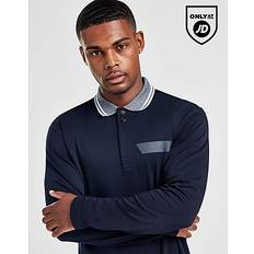 Long - Men Polo Shirts HUGO BOSS Plisy Long Sleeve Polo Shirt, Navy