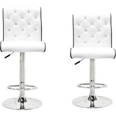 Best Master Furniture Bar Stools Best Master Furniture Tufted Vinyl Bar Stool 2