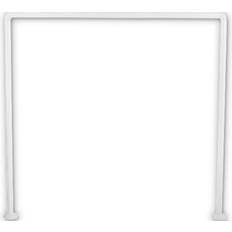 Barres de Rideau de Douche MSV Barre De Douche Inox Blanc 80 x 80 x 80 cm