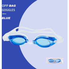 Shein 1pc High-grade Pc Lens Swimming Goggles With Dual Sealing Ring, Elastic Silicone Strap, Comfortable Fit, Waterproof, Unisex