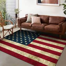 Carpets & Rugs Shein An American Stars And Stripes Carpet Multicolour