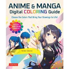 Anime & Manga Digital Coloring Guide (Häftad)