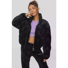 Juicy Couture Dame Ytterklær Juicy Couture Jakker Black Madeline Mono Puffa Jacket Jakker & Kåper