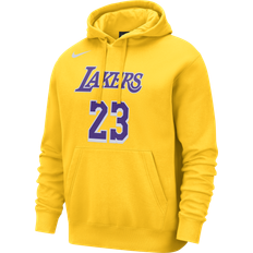 Nike Los Angeles Lakers Club Men's NBA Pullover Hoodie Yellow Cotton/Polyester