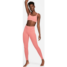 Nike Red Tights Nike Zenvy Women's Gentle-Support High-Waisted Full-Length Leggings Red UK 16–18