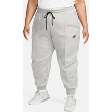 Nike Tech Fleece Plus Joggers, Dark Grey Heather/Black 1X UK 22-24