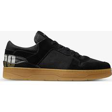 Jimmy choo men Jimmy Choo Florent low-top sneakers men Calf Leather/Calf Leather/Lambskin/Rubber/Fabric/Fabric Black