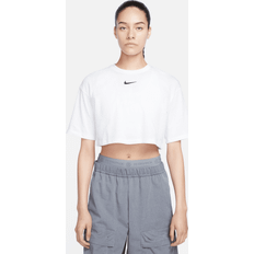 Nike Sportswear Women's Cropped T-Shirt White UK 20–22