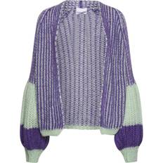 Dame - Lilla Trøjer Noella Cardigan Liana Lilac/Sage