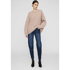 Long Jumpers Anine Bing Beige Sydney Sweater Cream