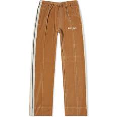 Palm Angels Pants Palm Angels Velvet Trousers - Beige/Brown