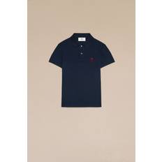 Ami Paris Herren Poloshirts Ami Paris de Cœur Polohemd Blau Unisex