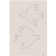 Two Doves 30 x 40 Beige