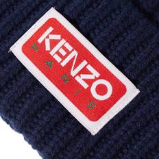 Kenzo Women Accessories Kenzo Logo Beanie Midnight Blue