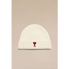 Beanies Ami Paris De Coeur Beanie Off-White