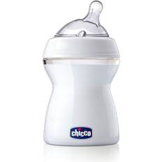 Chicco Sutteflasker Chicco Natural Feeling Plastikflaske 250 ml 2 År 250 ml Hvid