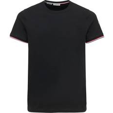 Moncler Oberteile Moncler T-shirt Aus Stretch-baumwolljersey Schwarz