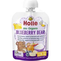 Vitamine D Aliments pour Bébés Holle BABYFOODPouchy Blueberry Bear Apfel & Banane