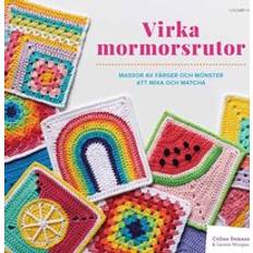 Virka mormorsrutor massor av färger (Inbunden)