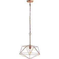 Lighting All the Rages Paragon Rose Gold Pendant Lamp