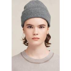 Ami Paris Men Accessories Ami Paris Tonal De Coeur Beanie Grey Unisex