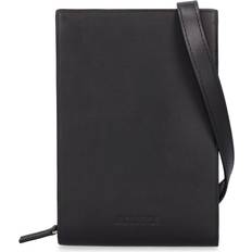 Mens cross body bag Jacquemus Mens Black Le Gadju Leather Cross-body Pouch