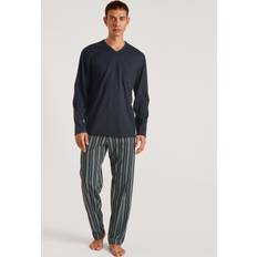 Calida Relax Imprint 1 Pyjamas - Navy Striped