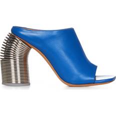 44 ½ Sandali con tacco Off-White Runway Spring high-heel mules women Leather/Leather/Leather Blue