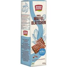 Vegetarisch Schokolade Rosen Garten Rosengarten Dinkel-Waffelblättchen Vollmilch, 125 125g