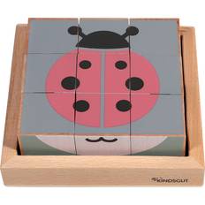 Kindsgut Jeu' de'eveil puzzle cube animaux Taille 12-18 mois Gris