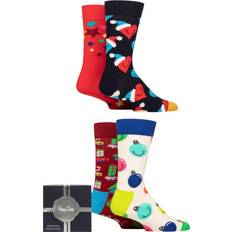 Polyamid Strumpor Happy Socks 4-pack Holiday Vibes Gift Box Mixed 36/40