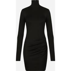 Polyamide Robes Dolce & Gabbana Milano Jersey Rib Short Dress