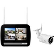 Multifon Security V 51136 Funk-Funk-Überwachungs-Set mit 1 Kamera 2304 x 1296 Pixel 2.4 GHz