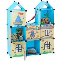 Estanterías Relaxdays Estantería Infantil Castillo Feudal Plástico 128 x 110 x 37 cm