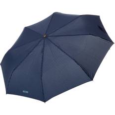 Regenschirme Moschino Openclose mini pinstripes regenschirm Blue, Einheitsgröße