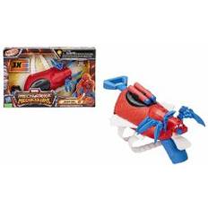 Marvel Blasters Hasbro Marvel Mech Strike Mechasaurs Spider-Man Arachno Blaster, NERF Blaster mit 3 Darts, Rollenspielzeug