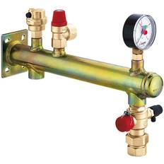 Scaldabagni Caleffi Gruppo Di Connessione Vascolare Filycal 335 Acciaio, 3/4 x 3 Bar 335632