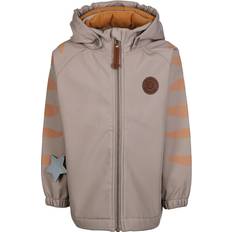 Mädchen Shelljacken Affenzahn Aldo Softshelljacke Tiger beige