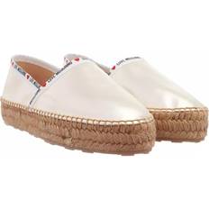 Or Espadrilles Moschino Love Espadrilles Rope en or - Silber