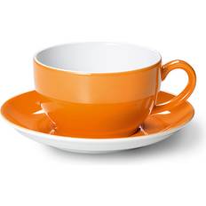 Orange Platten Dibbern Dibbern Untertasse Color Platte