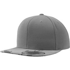 Argent - Homme Casquettes Flexfit Camo Visor Snapback Taille - Silver