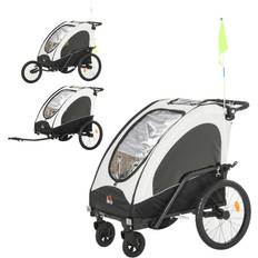 Kinderwagen Homcom 3 in 1 Kinderanhänger Jogger 2