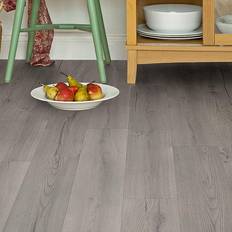 Revêtements de sol stratifiés Kronotex Parquet Stratifié Chêne Gris Centenaire Advanced D4175 1380 x 193 x 8 mm