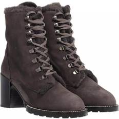 Grau Schneestiefel Stuart Weitzman Stiefeletten grau Schnürstiefel