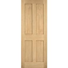 Fire Doors Interior Doors LPD London 4P Unfinished 838 X Interior Door (x198.1cm)