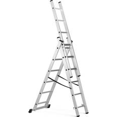 Escaleras Multiusos MSW Escalera de aluminio 321,2 cm