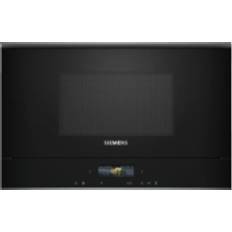 Siemens iQ700 BE732R1B1, Kombination mikroovn Rustfrit stål, Sort